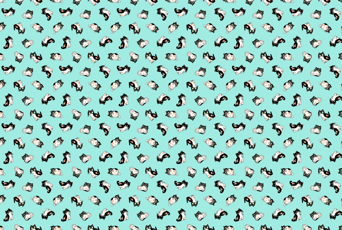 Ситец 95 см наб рис.29150-5 Котики - 0