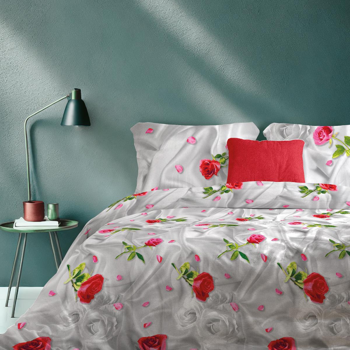 КПБ перкаль Fine Line рис.6259-3 Серебряный будуар - 0