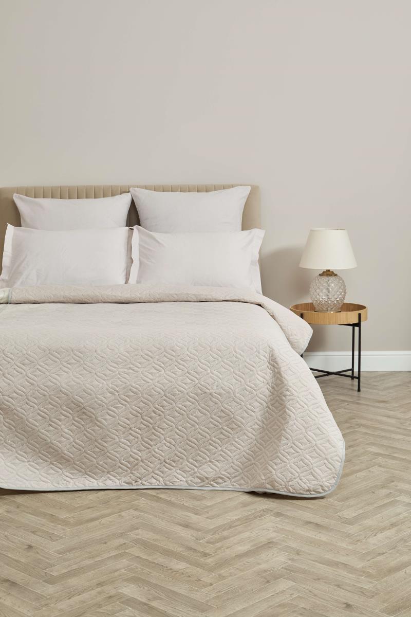 Покрывало однотонное п/э Комфорт Слоновая кость - 2