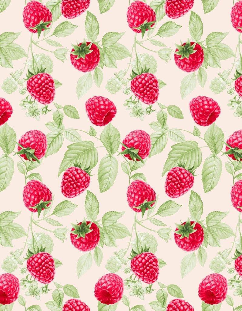 Полотно вафельное 50 см наб рис.50427-1 Малинка - 1