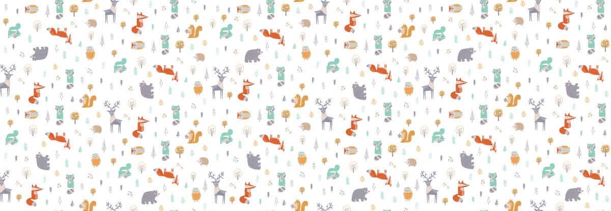 Фланель 90 см наб б/з рис.29147-1 Зверята - 0