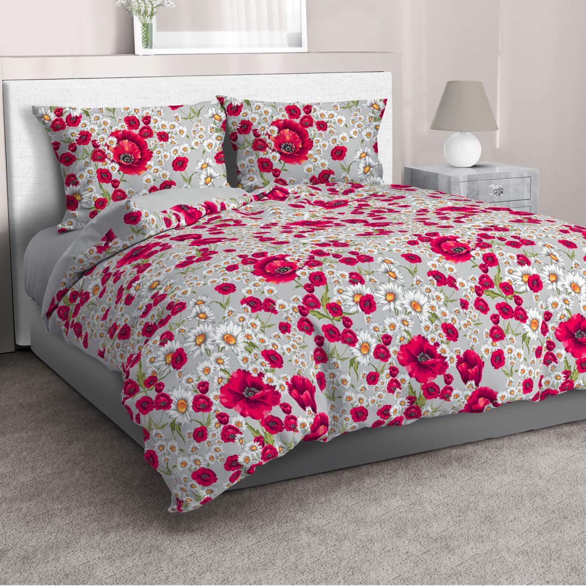 Бязь Премиум 220 см наб рис.50330-2 Эйрис серый (комп 974701) - 0