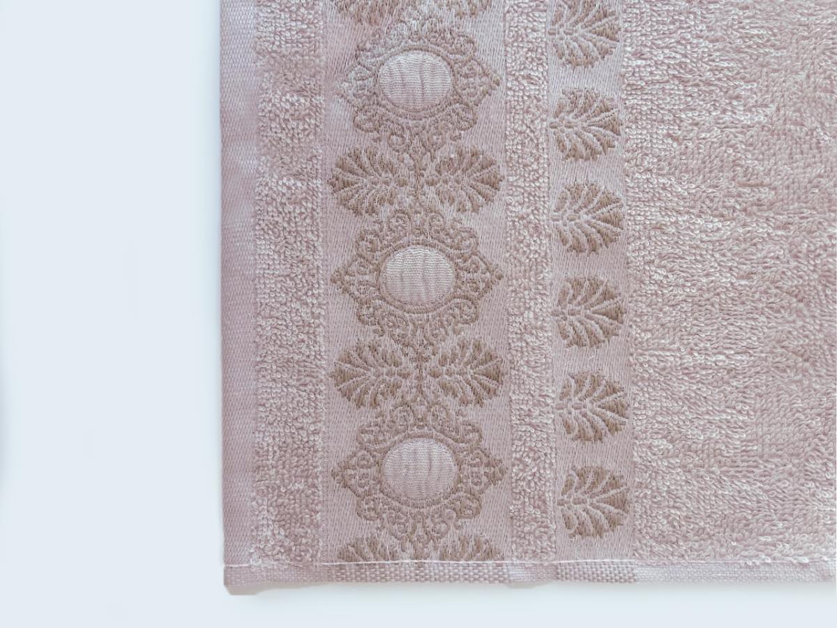 Полотенце махровое Gala бордюр Маркиза пудра - 2