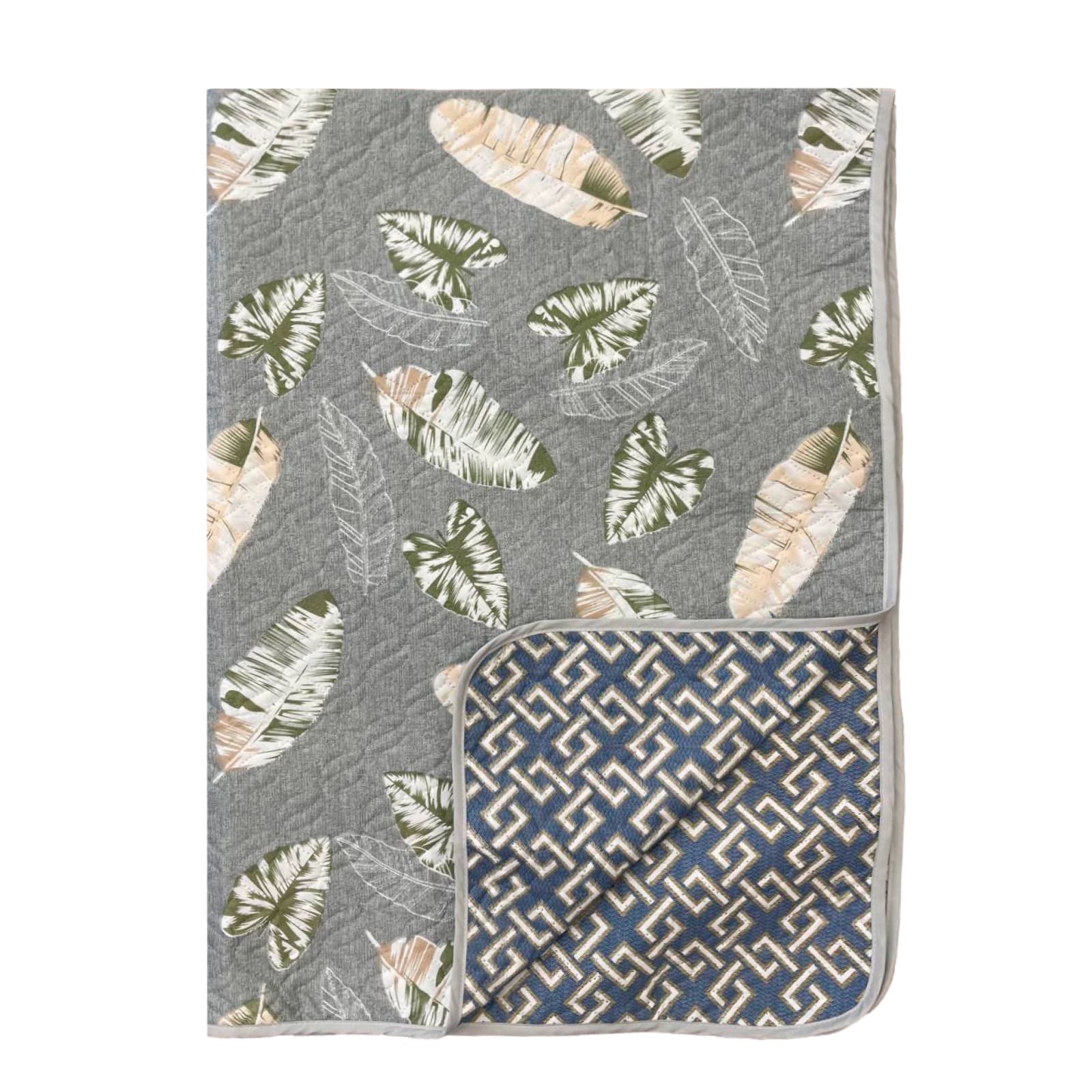 Покрывало двустороннее Комфорт Листья фикуса - 0