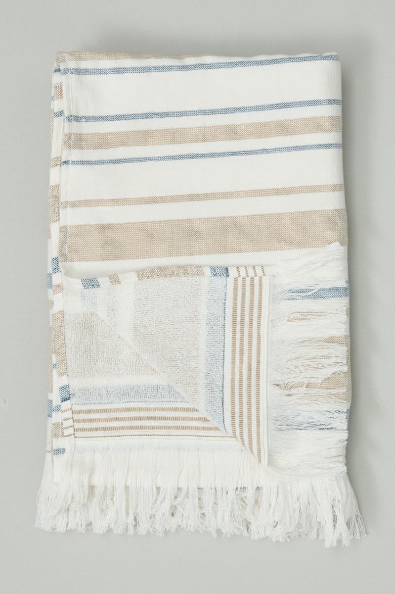 Полотенце махровое Fine Line Вояж песчано-галечный - 0