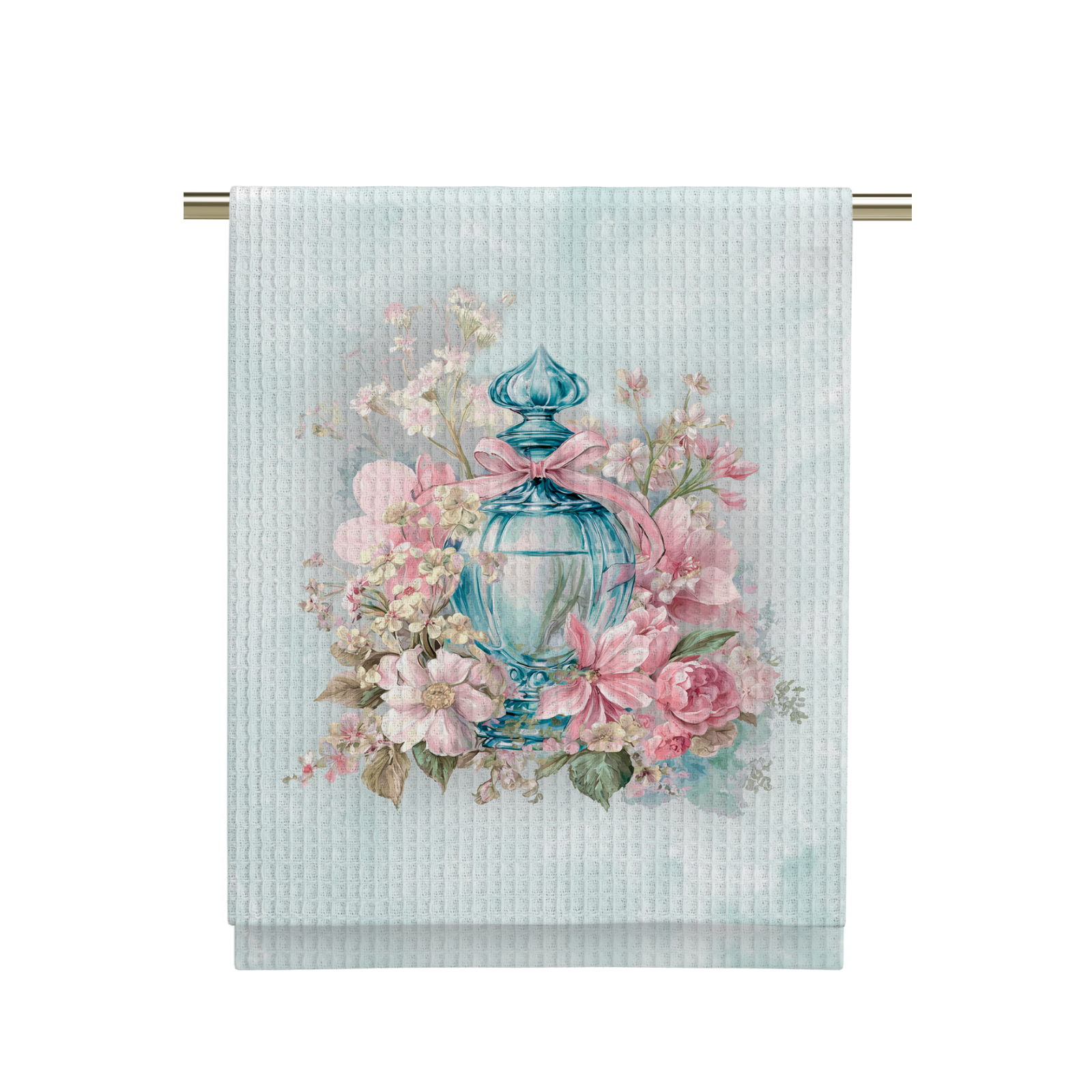 Полотенце вафельное Vse DOMA рис.60360-1 Подарок - 0