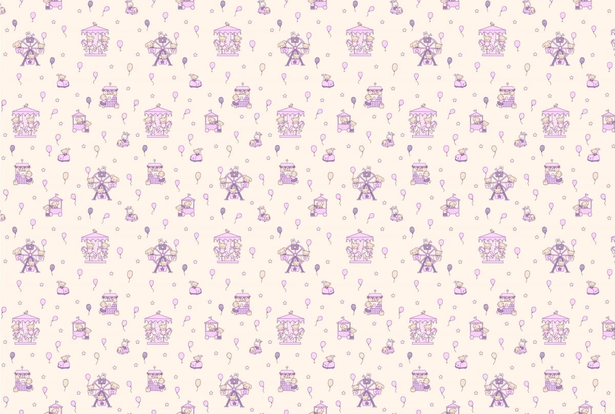 Фланель 90 см наб рис.29144-2 Карусель - 0