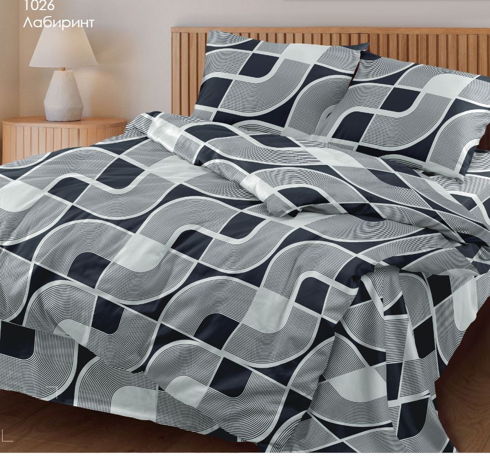 КПБ бязь Любимый дом рис.1026 Лабиринт Н/У. - 0