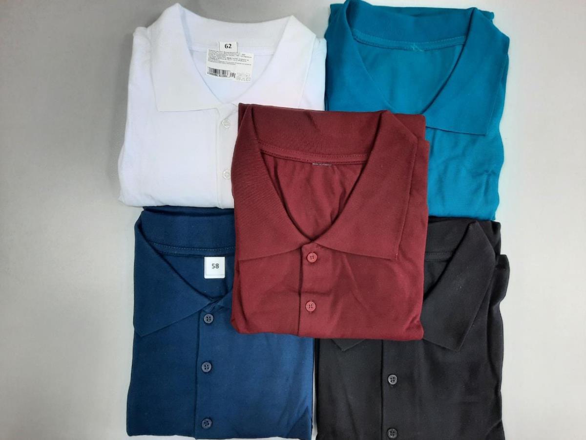 Футболка муж. POLO Великан чёрный (66) САПф - 0