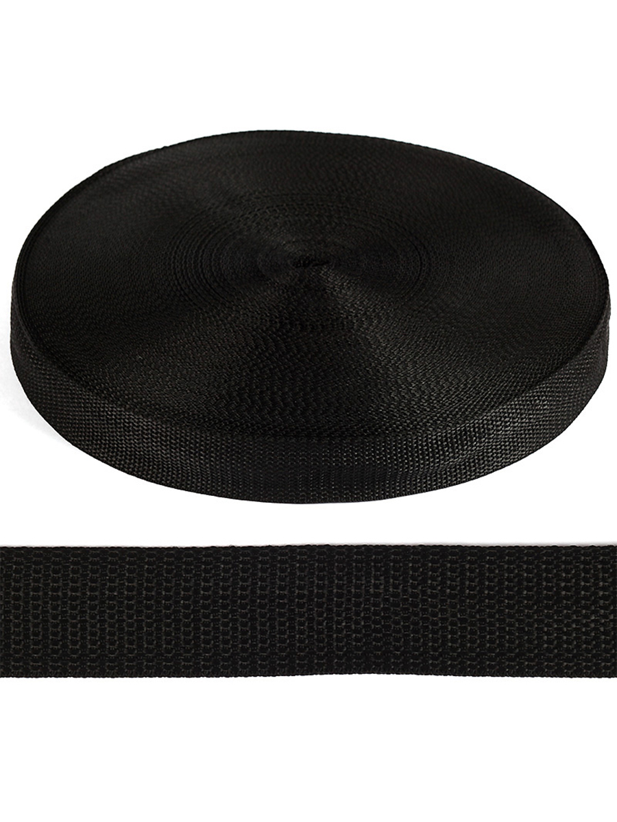 Стропа 39 мм цв. черный - 0