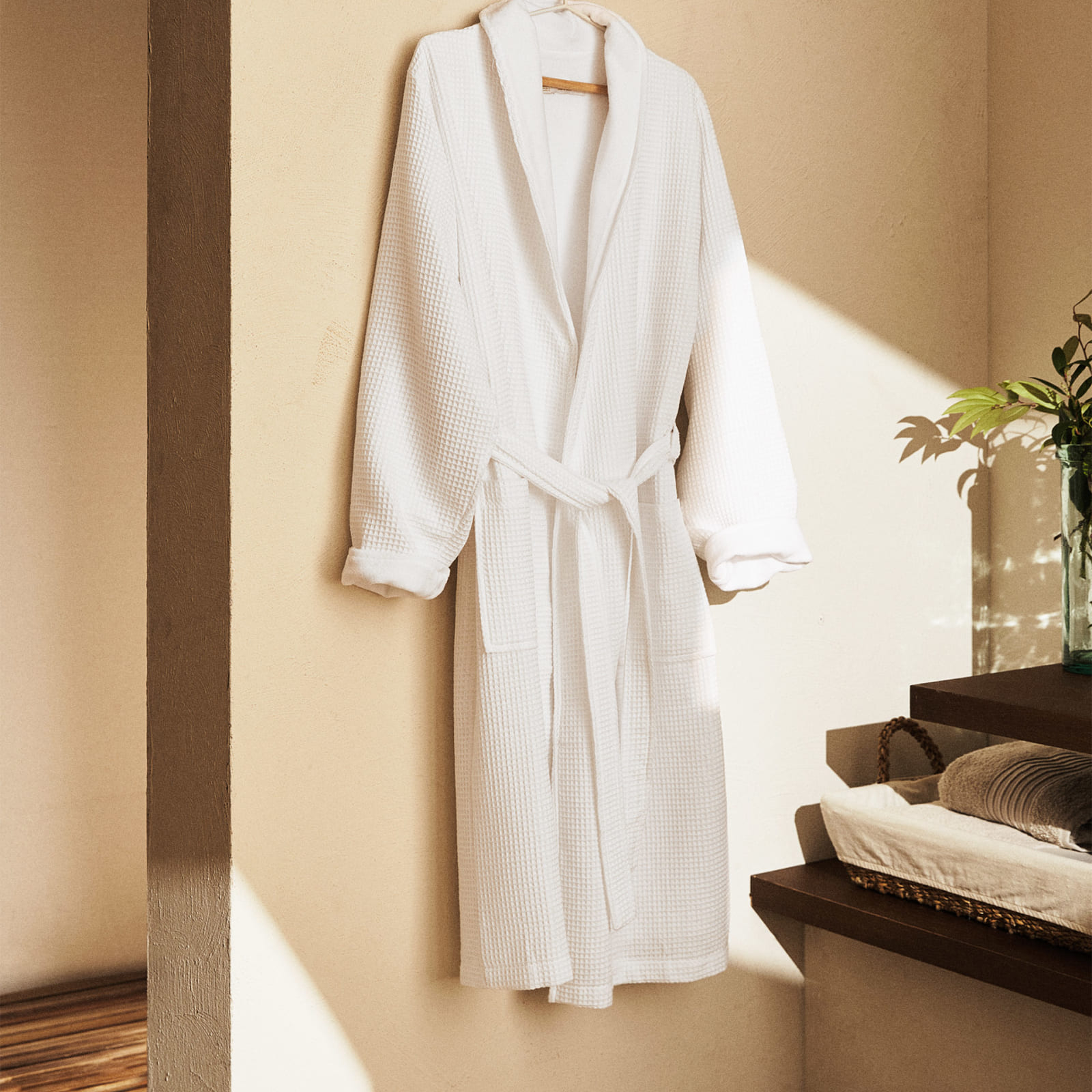 Полотно вафельное 150 см отбеленное арт. 169 - 3