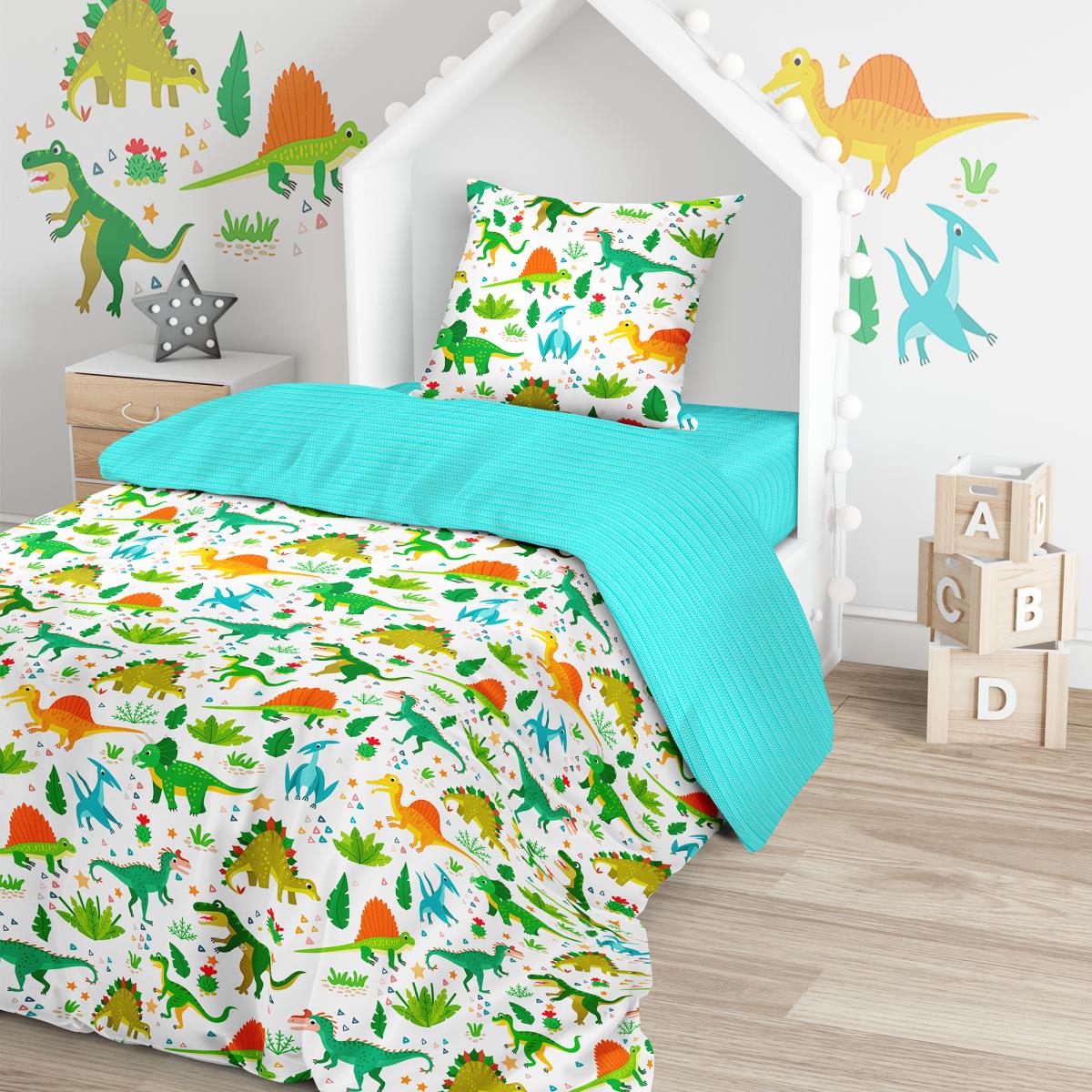 КПБ бязь Juno рис.16180-1/13144-5 Дино - 0