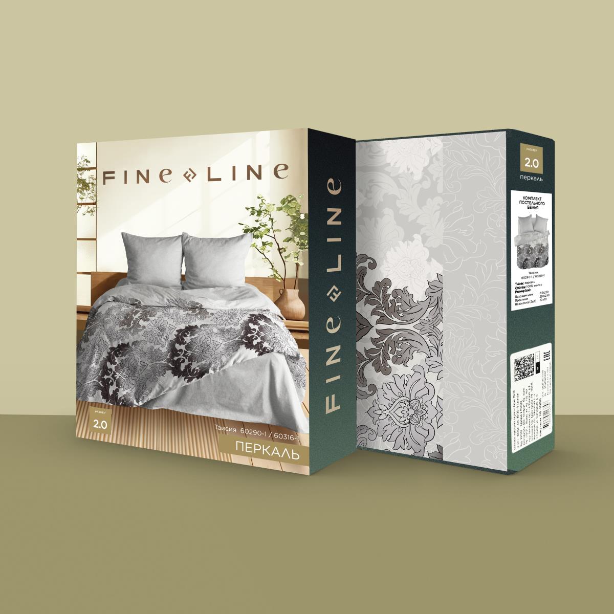 КПБ перкаль Fine Line рис.60290-1/60316-1 Таисия - 3