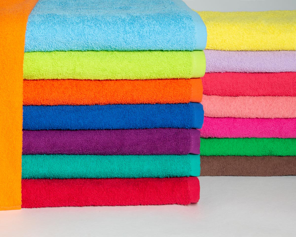 Полотенце махровое без бордюра НФ Красный - 0