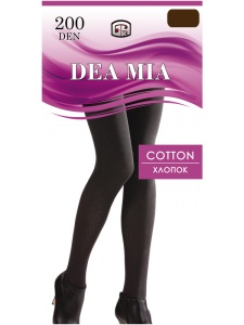 Колготки жен DEA MIA COTTON 200 Черный БНК 1462 - 0