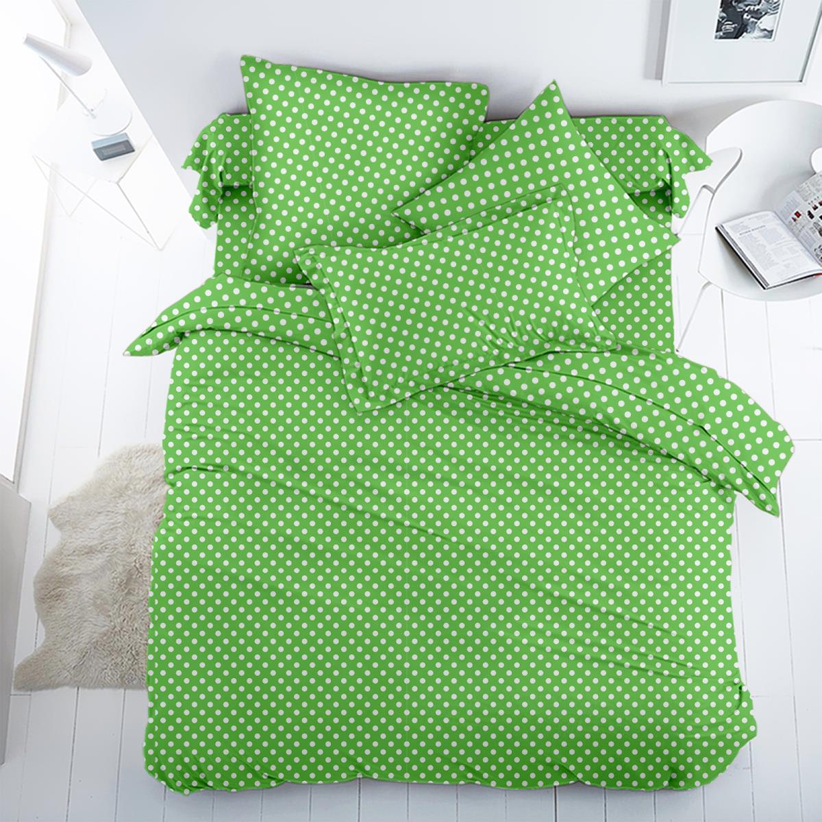 Бязь Комфорт 150 см наб рис.13164-23 Горох салатовый - 0