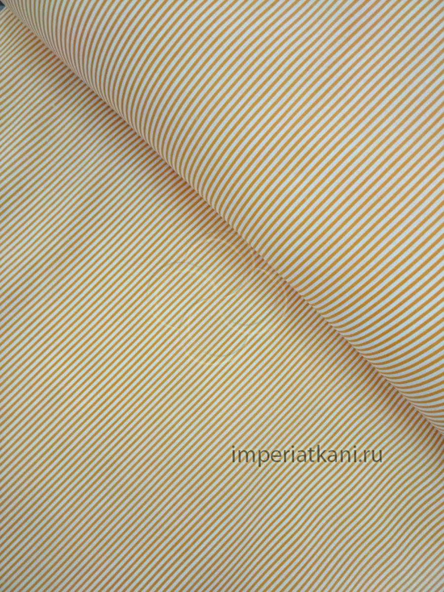 Бязь наб 150 см полоска беж рис.1663/26 - 0