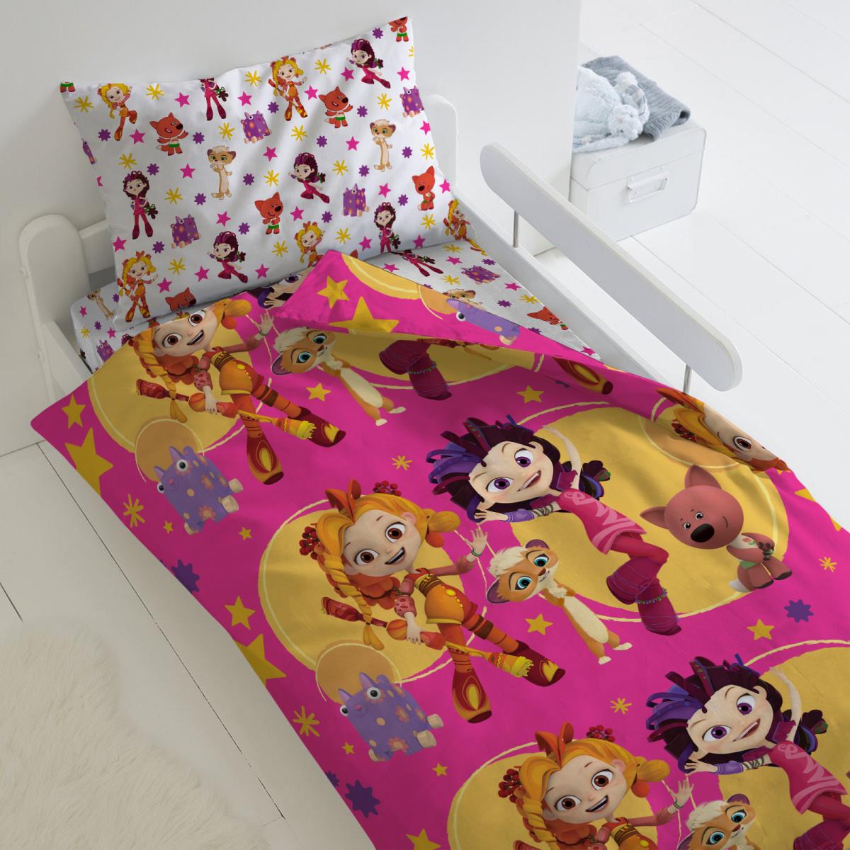 КПБ поплин Мульт рис.16303-1/16304-1 Девчонки - 0