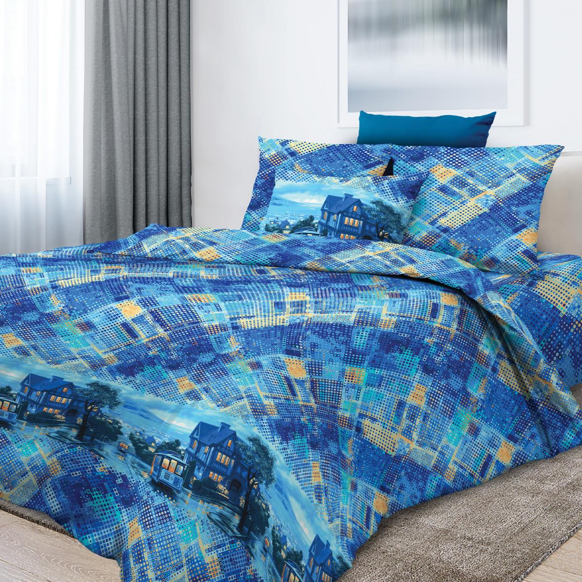 Перкаль 220 см наб рис.6762-1 Крымский вечер - 0