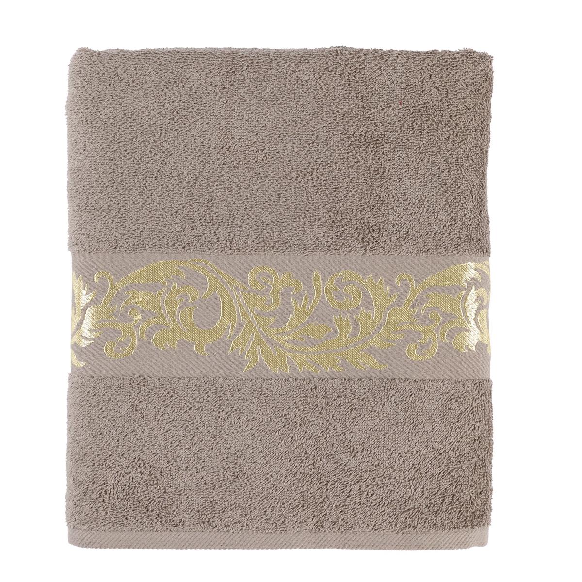 Полотенце махровое Gala бордюр Элегия тауп - 1