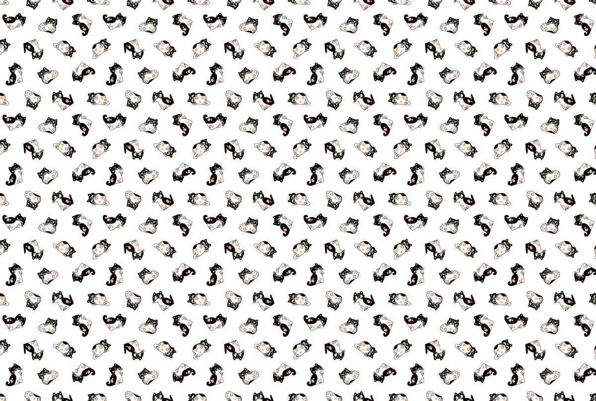 Ситец 95 см наб рис.29150-1 Котики - 0