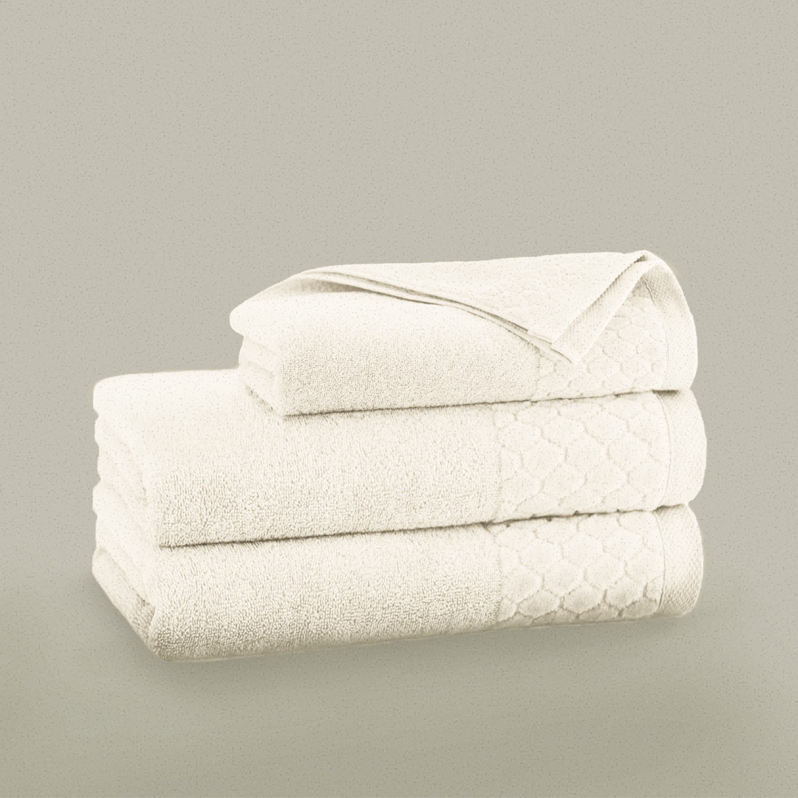 Полотенце махровое Fine Line, коллекция Mokko, кремовый - 0