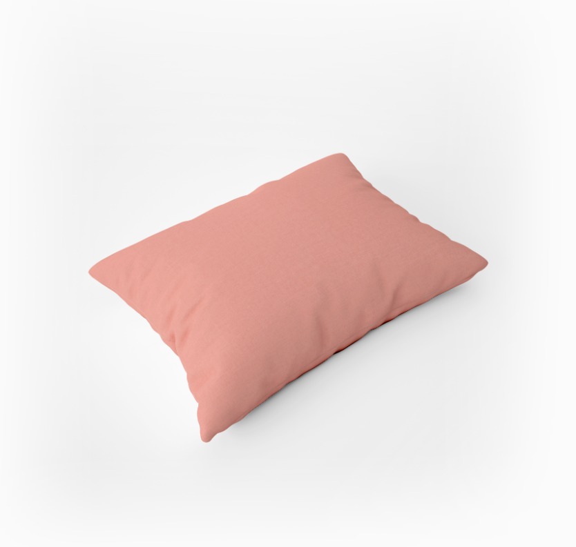 Наволочка трикотажная на молнии Fine Line розовый - 0