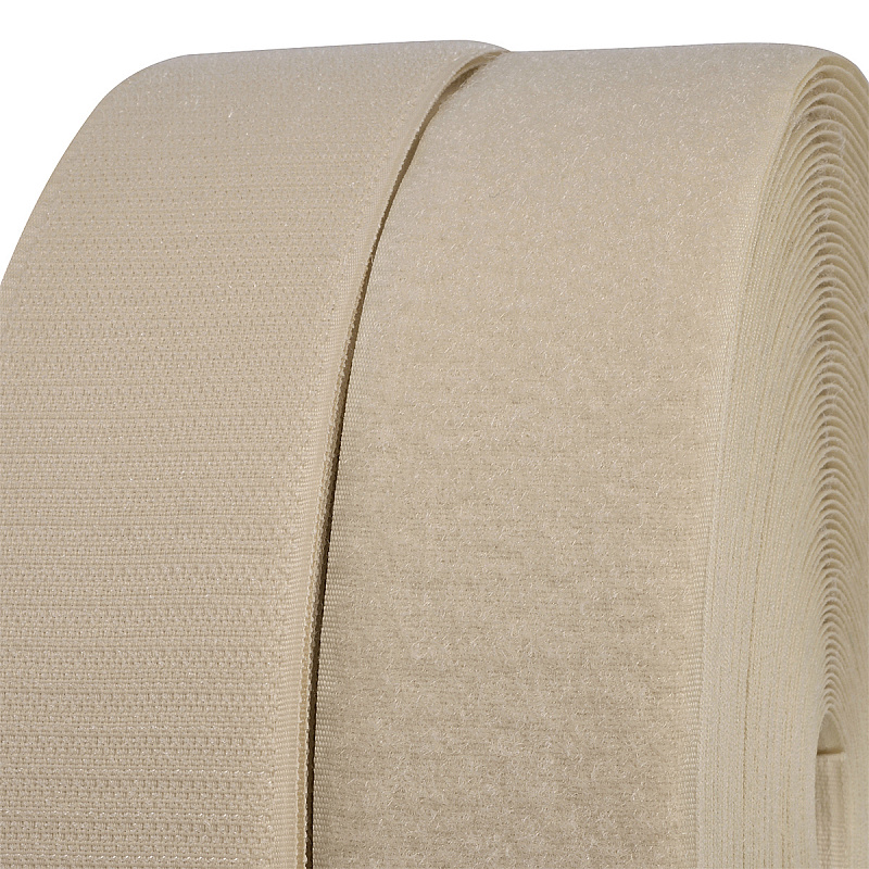 Липучка 50 мм МН (крючок + петля) ц291 бежевая - 0