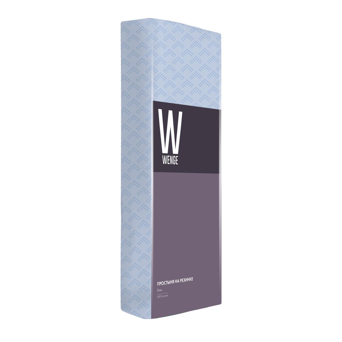 Простыня на резинке бязь WENGE рис.7206-1 - 2