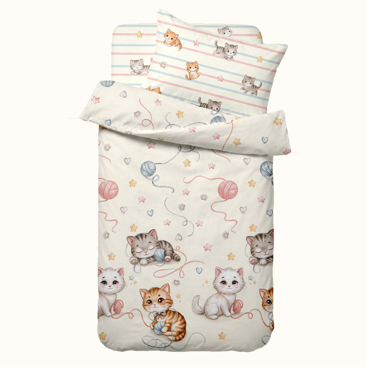 КПБ перкаль Кукусики рис.60444-1/60445-1 Котики - 1