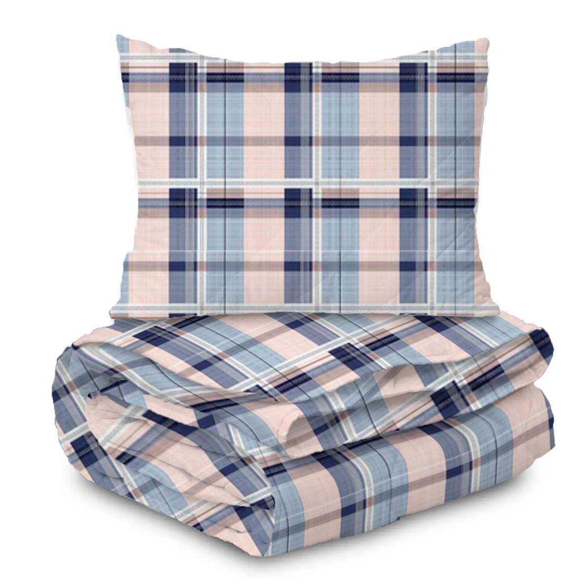 Набор подушка, одеяло Fine Line Коллекция Сеновал Шафран - 0