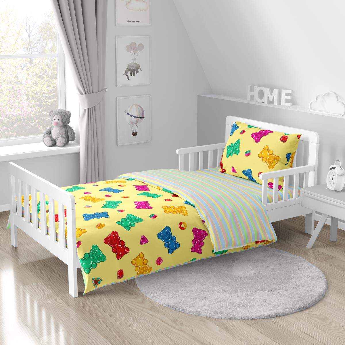 Перкаль 150 см наб рис.64006-1 Гамми желтый (комп 970079) - 0