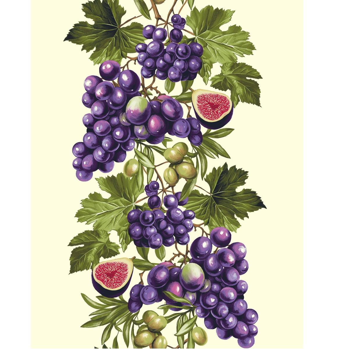 Полотно вафельное 50 см наб рис.29430-1 Сочные фрукты - 0