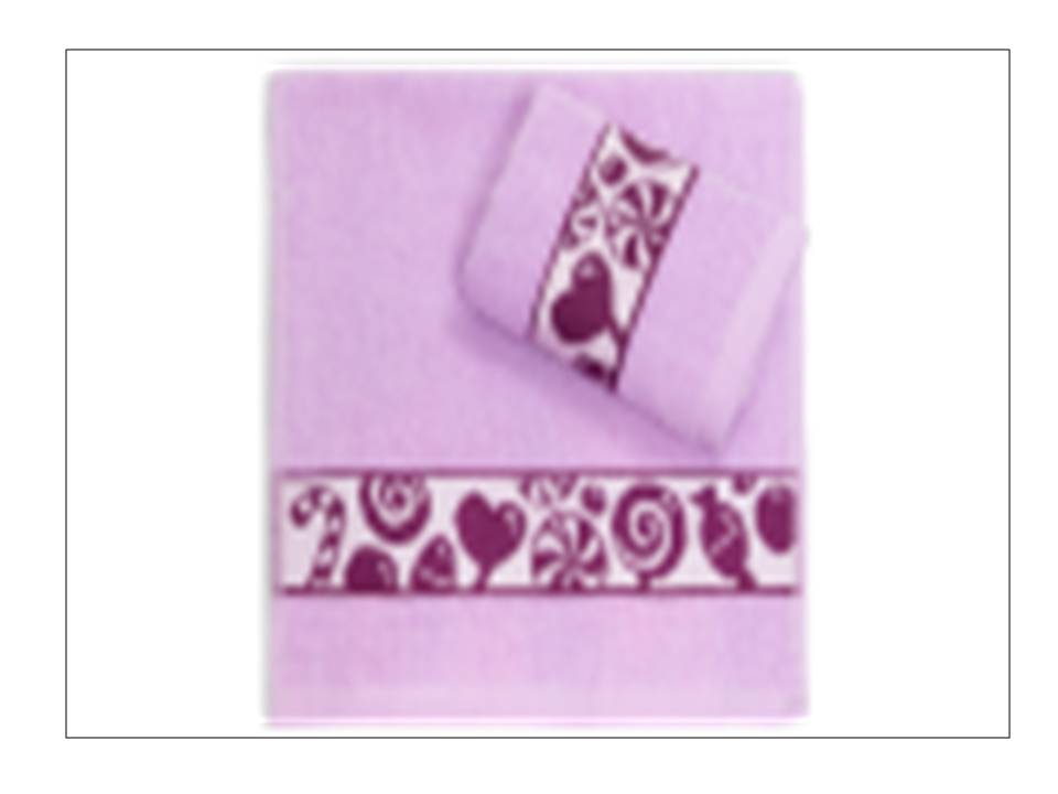 Полотенце махровое ЖКР (пл.340гр/кв.м)(карамель) - 0