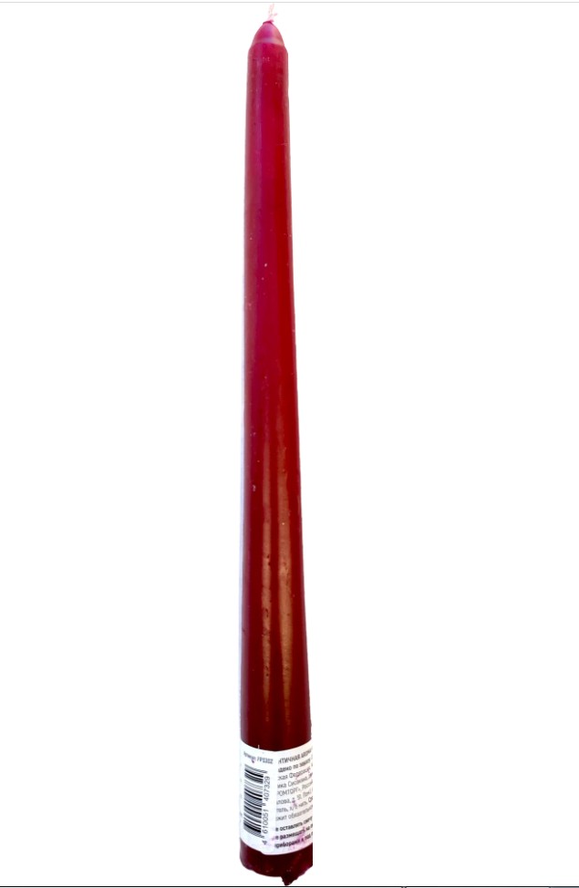 СВЕЧА АНТИЧНАЯ AROMA HARMONY 25см. бордо АХ FP3302 - 0