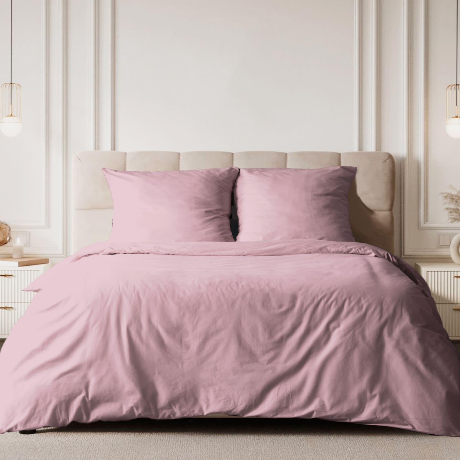 Бязь Премиум 220 см г/к рис.86048-4 ягодно-розовый АК - 0