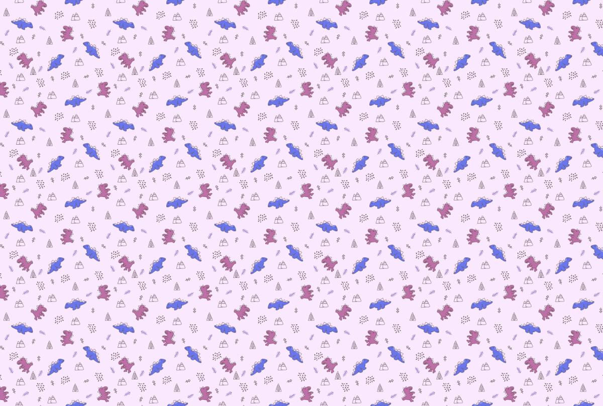 Ситец 95 см наб рис.29201-3 Динозаврик - 0