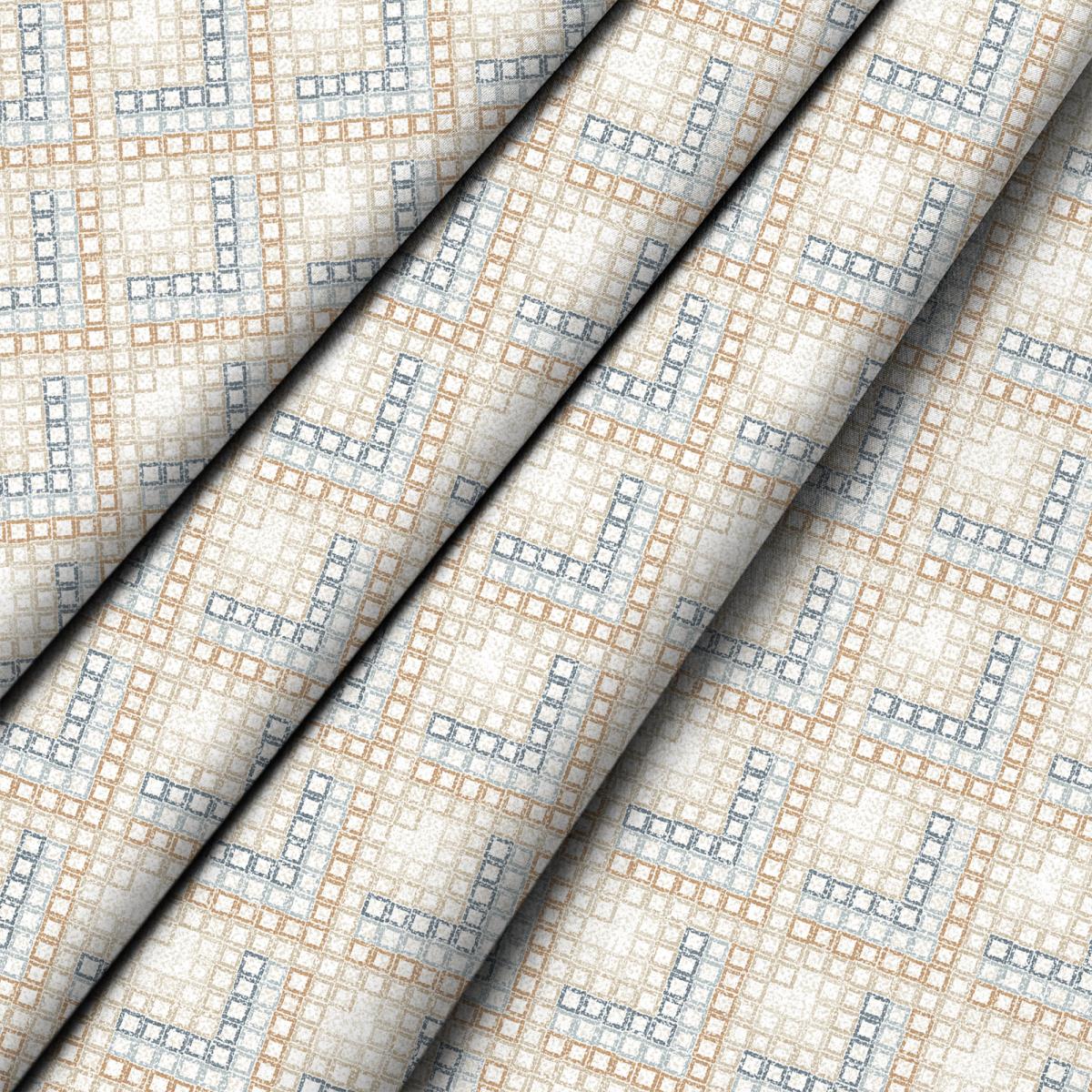 Простыня на резинке перкаль WENGE рис.15800-4 - 1