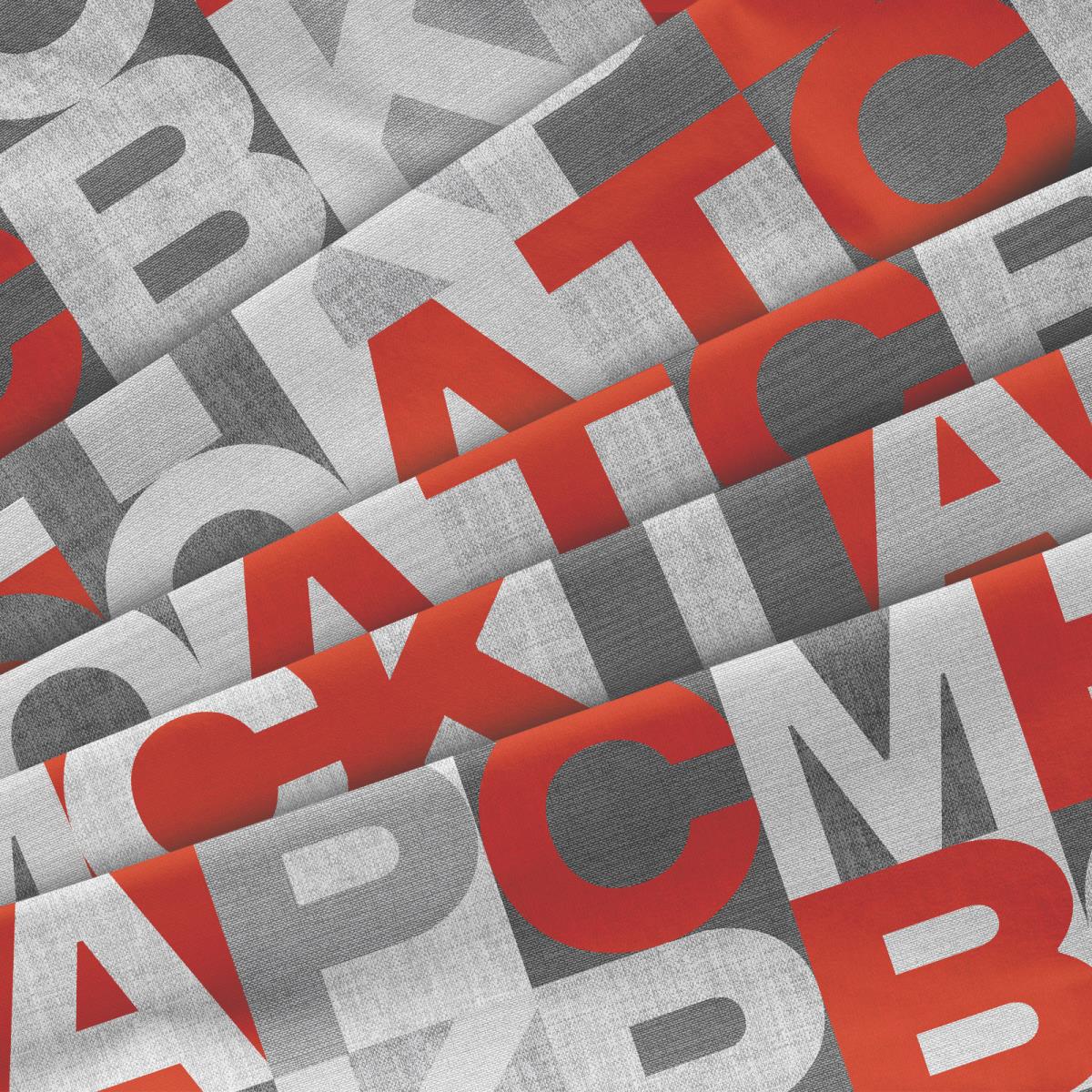 Бязь Премиум 150 см наб рис.64049-1 Кициан красный (комп 965853) - 2