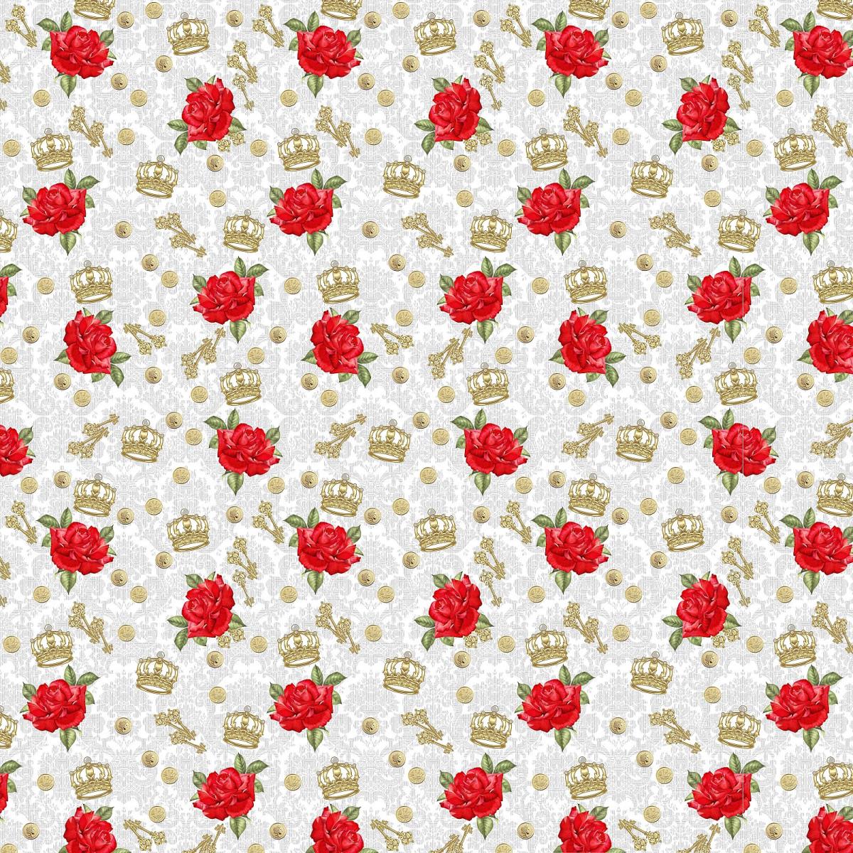 Поплин 220 см наб рис.6788-2 Фортуна - 1