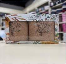 Набор полотенец махровых Bonsai Бежевый АГХ - 0