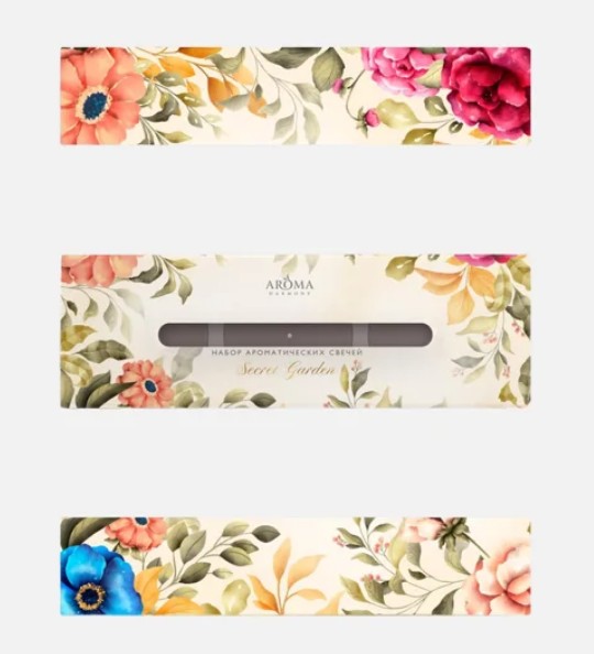 Набор свечей Secret Garden 60г. АХ - 0
