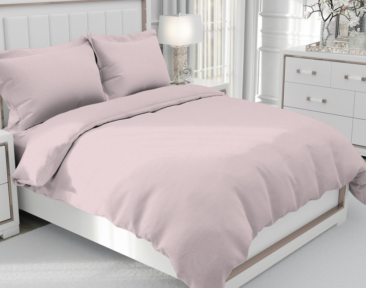 КПБ бязь С любовью Пудрово-розовый - 0