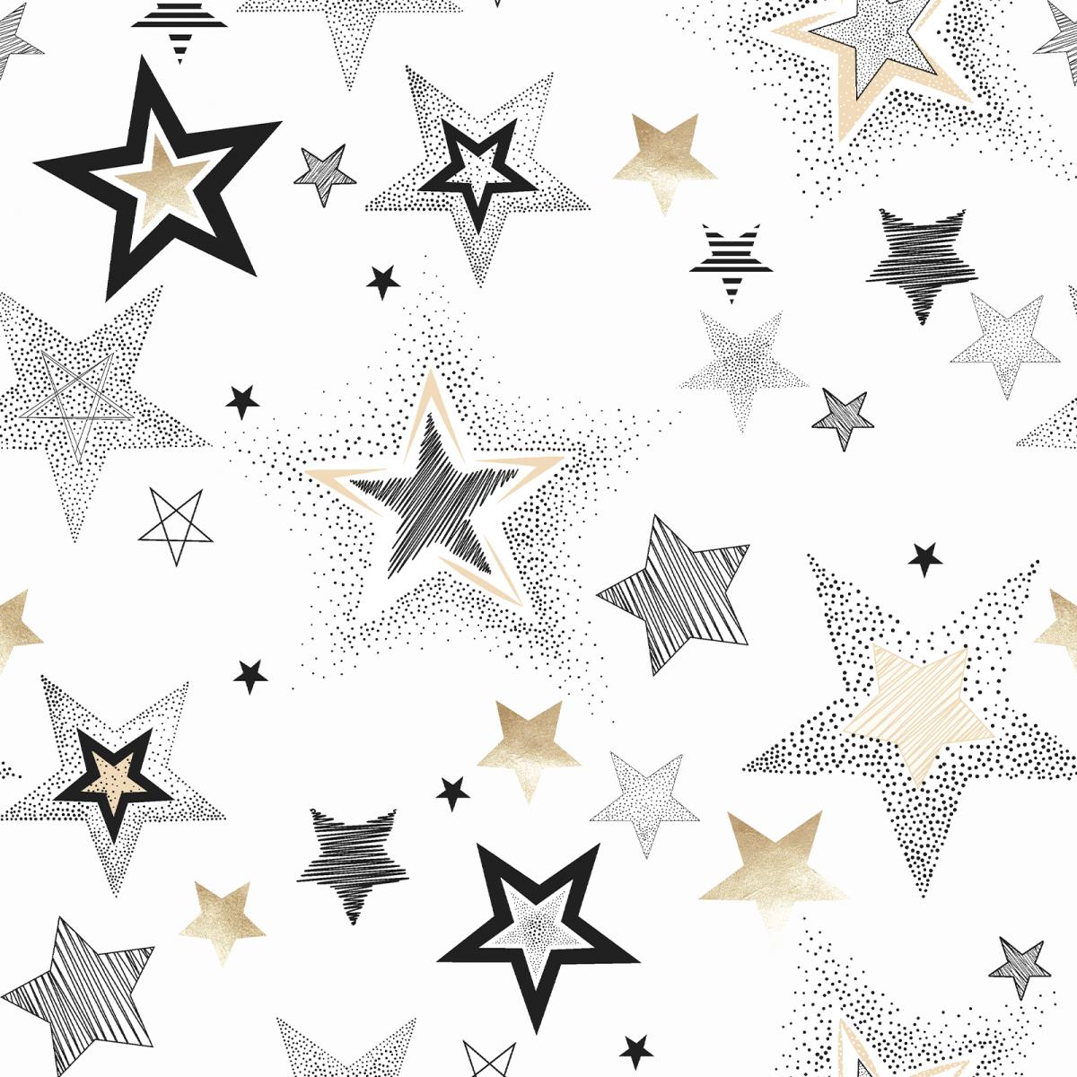 Бязь Комфорт 220 см наб рис.50317-2 Звездный час беж - 1