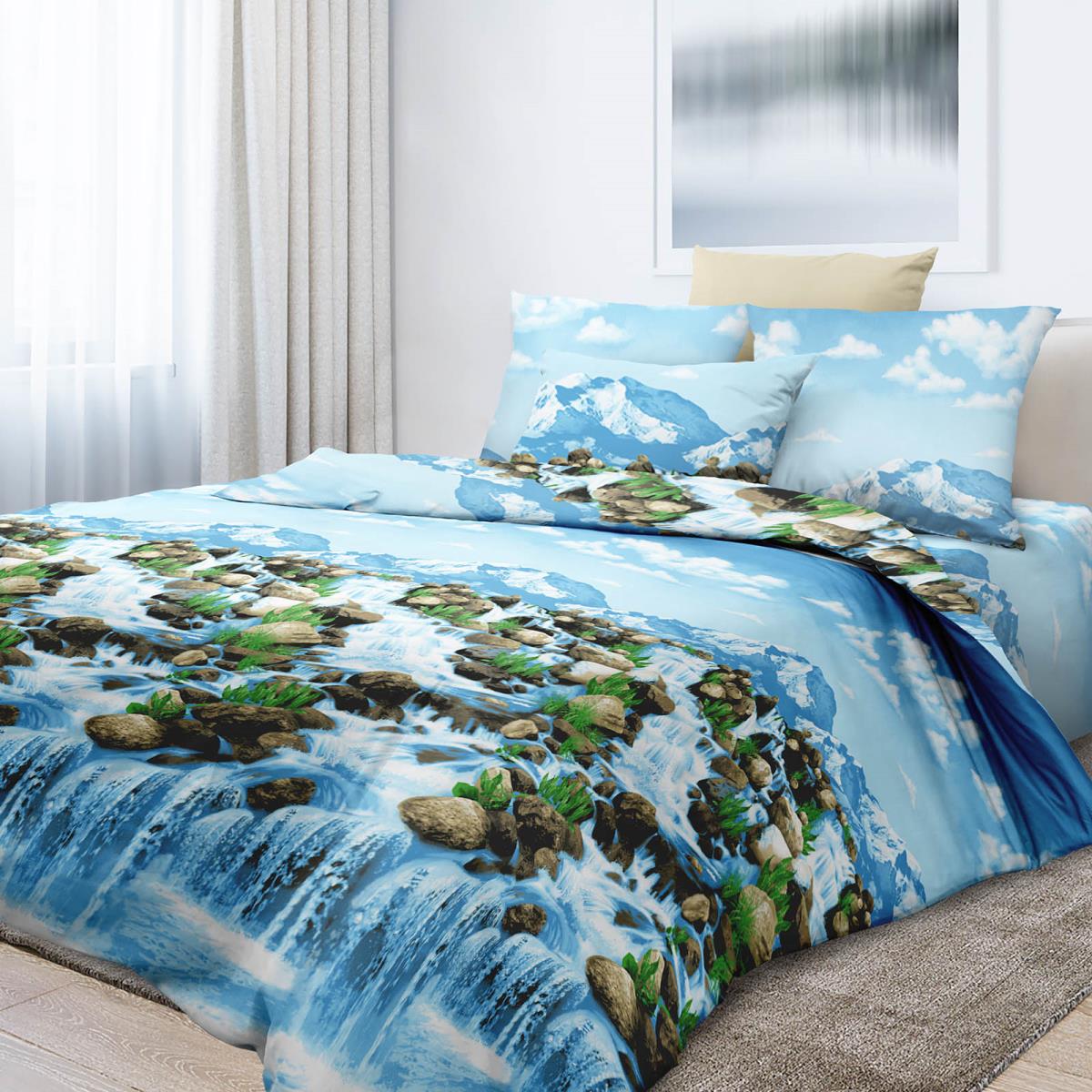 Бязь наб 220 см Премиум рис.6132-1 гр - 0