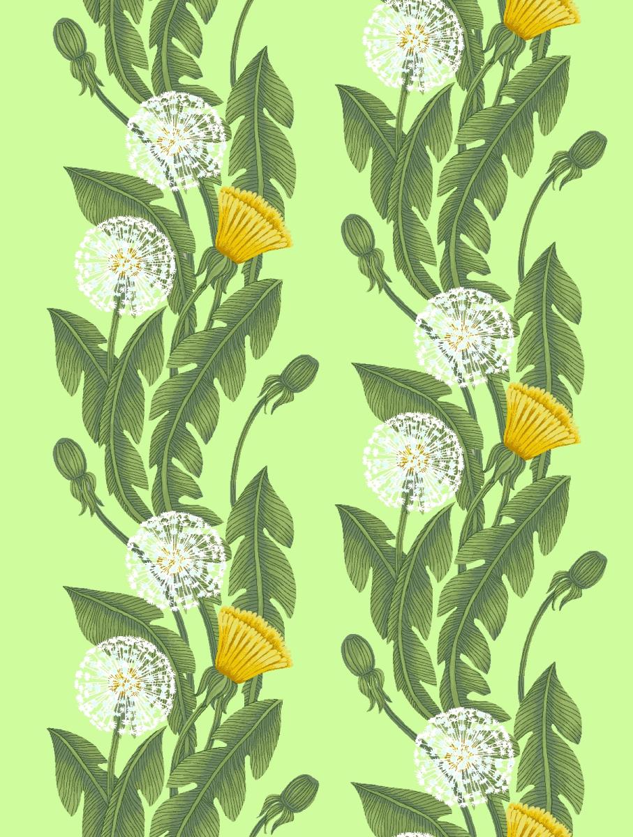 Полотно вафельное 50 см наб рис.7256-2 Одуванчик - 1