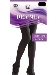 Колготки жен DEA MIA COTTON 300 Черный БНК 1464 - 0