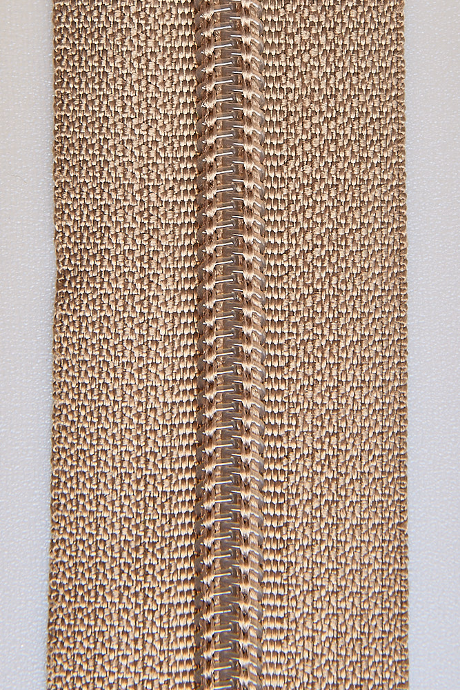 Молния витая разъемная Т5, Т6  65 см ц292 бежевая - 0