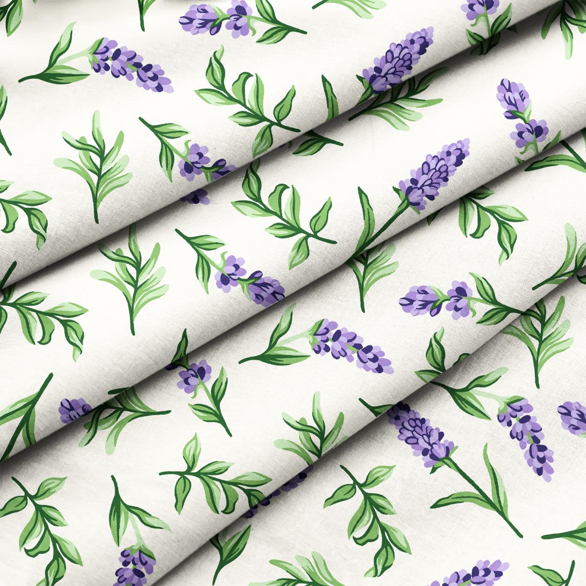 Прихватка-рукавица рогожка Fine Line рис.62107-1 Сказочная гортензия - 2