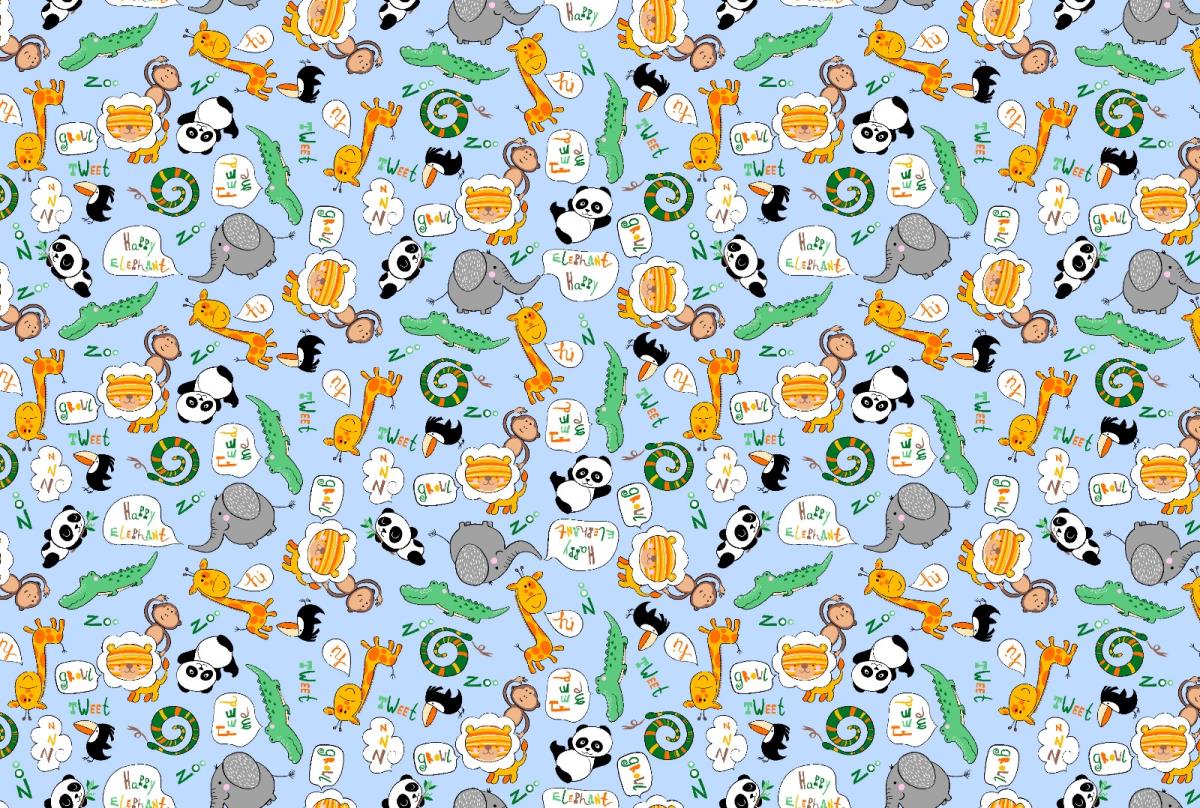 Ситец 95 см наб рис.21317-2 Жирафики - 0